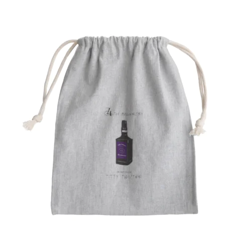 Titty Daniel -black Mini Drawstring Bag