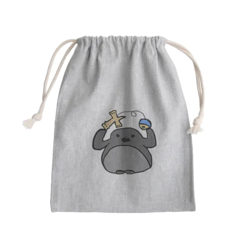 けん玉ヒナペンギン Mini Drawstring Bag