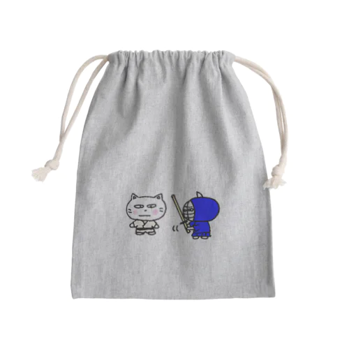 柔道剣道 Mini Drawstring Bag