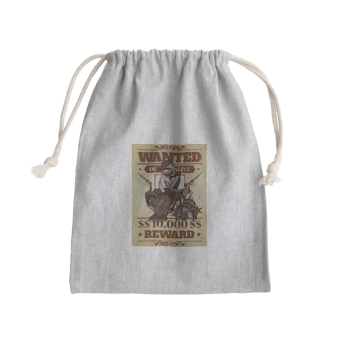 指名手配　（WANTED） Mini Drawstring Bag
