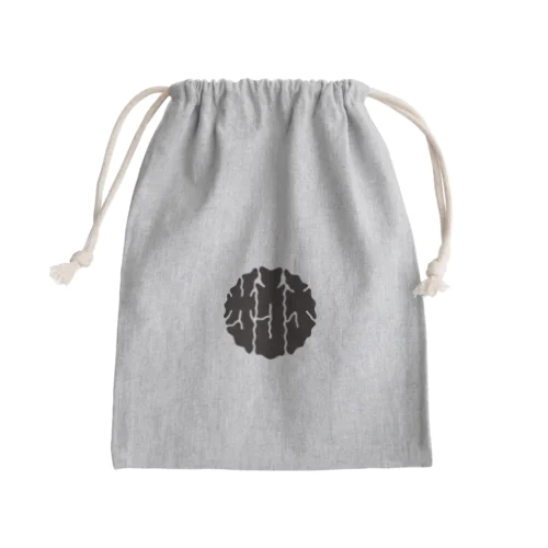○サウナロゴ巾着 Mini Drawstring Bag