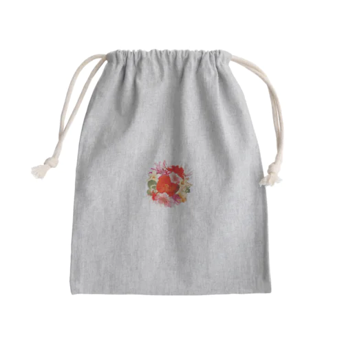 おはなちゃん Mini Drawstring Bag