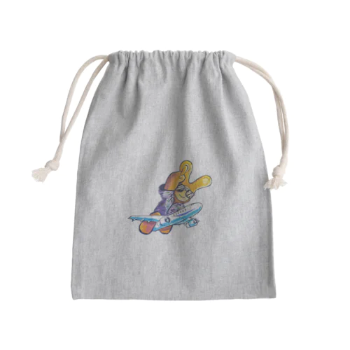 Go over the rainbow! Mini Drawstring Bag