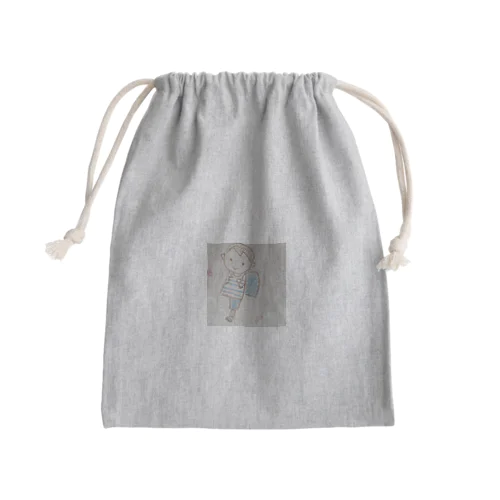 猿吉くん Mini Drawstring Bag