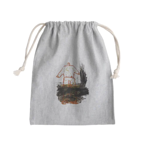 パジャマ姿見られちゃった Mini Drawstring Bag