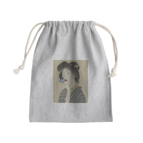 おもしろ浮世絵 Mini Drawstring Bag
