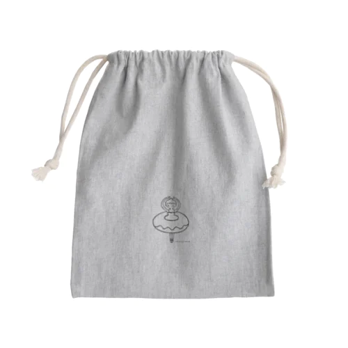 ドーナツチュチュのしょこれーと Mini Drawstring Bag