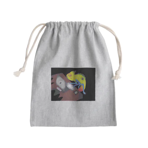 没入!カメレオン君 Mini Drawstring Bag