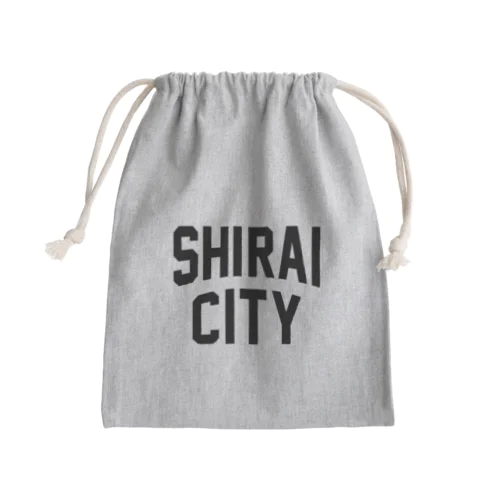 白井市 SHIRAI CITY Mini Drawstring Bag
