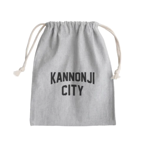 観音寺市 KANNONJI CITY Mini Drawstring Bag