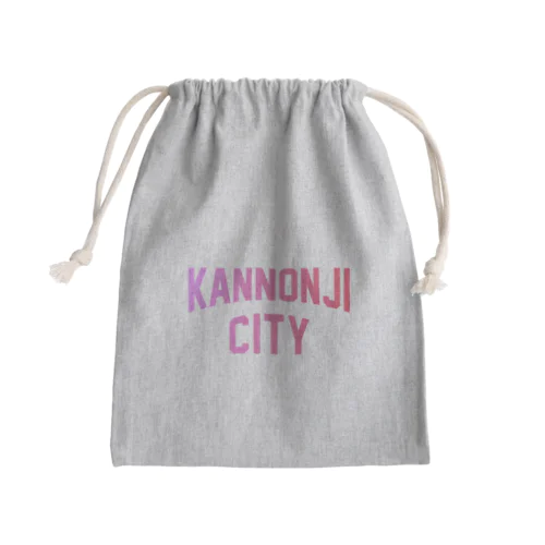 観音寺市 KANNONJI CITY Mini Drawstring Bag