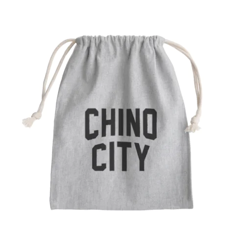 茅野市 CHINO CITY Mini Drawstring Bag