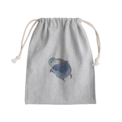 うちのサザナミインコ Mini Drawstring Bag