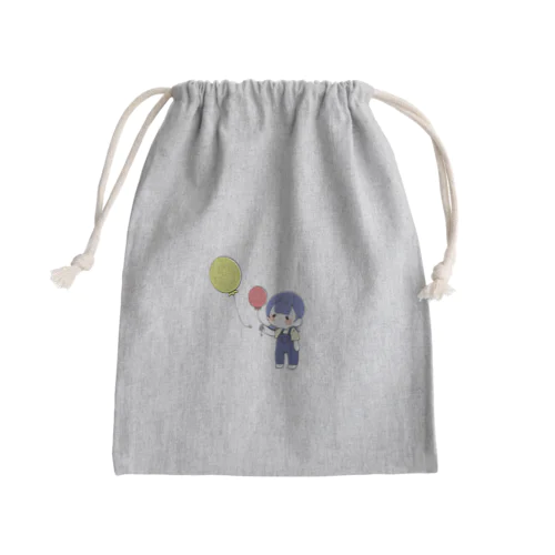 balloon  girl Mini Drawstring Bag