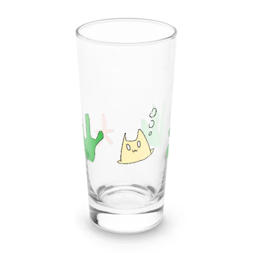 海の中のニャッピー Long Sized Water Glass