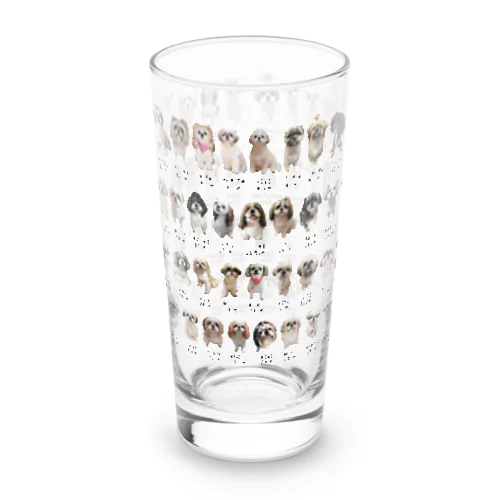 シーズー＆シーズーミックス身体測定 Long Sized Water Glass