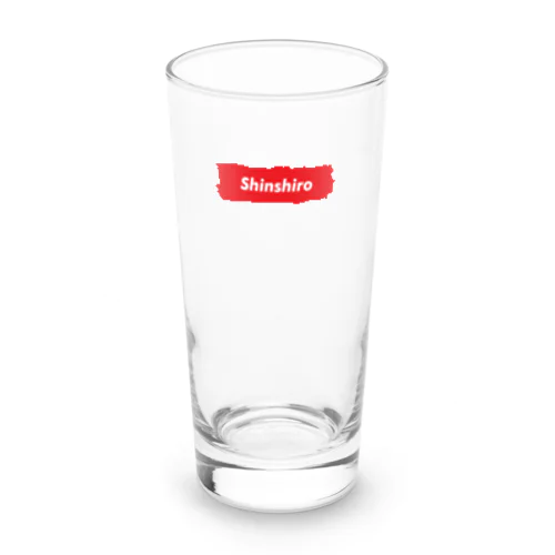 新城市 ｜普段づかいできるご当地グッズ｜ブラシボックスロゴ Long Sized Water Glass