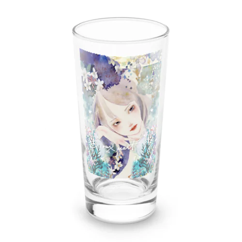 水彩少女siouxショップ オリジナルコラージュ作品 Long Sized Water Glass
