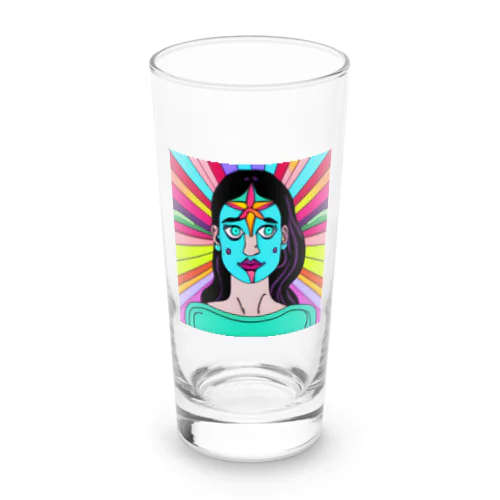 サイケ女子 Long Sized Water Glass
