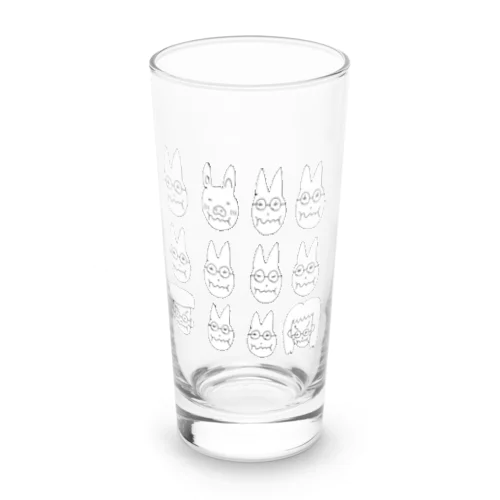 おこってるネコちゃん Long Sized Water Glass