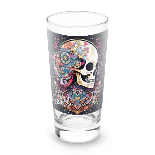 Skull_003 Long Sized Water Glass