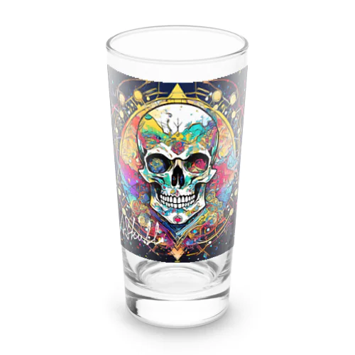 Skull_004 Long Sized Water Glass
