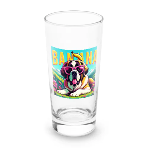 ピンクグラサン犬グッズ Long Sized Water Glass