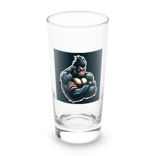 考えるゴリラ Long Sized Water Glass