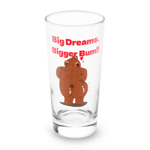 プリケツくま子さん Long Sized Water Glass