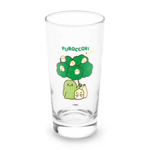 プロッコリとマヨンの仲良しコンビ Long Sized Water Glass