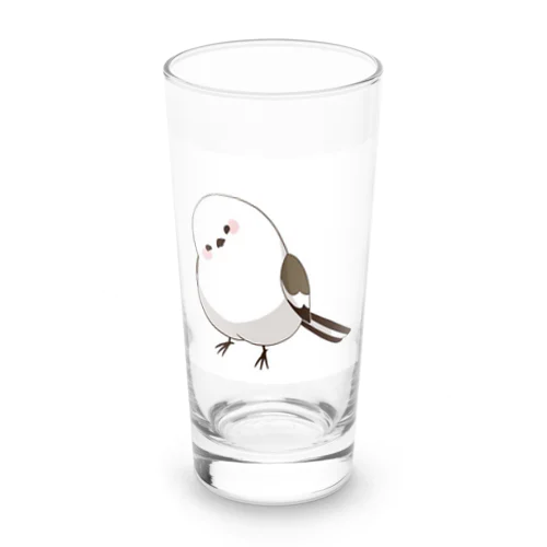 エナガのいる日常（カラー） Long Sized Water Glass