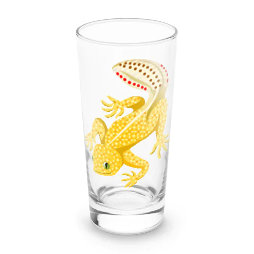 ヒョウモントカゲモドキ。 Long Sized Water Glass
