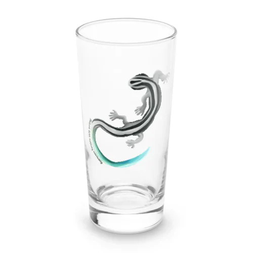 ニホントカゲは無邪気（モノクロ） Long Sized Water Glass