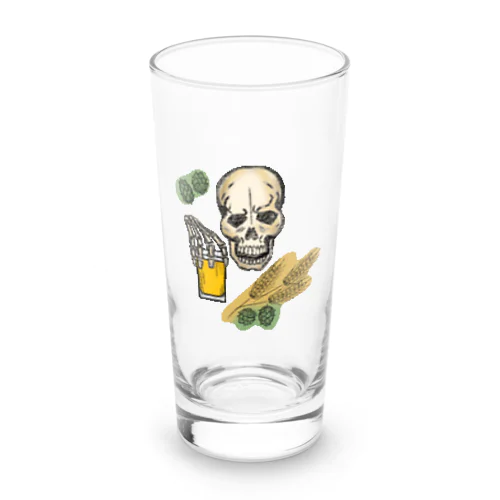 SkullBeer Long Sized Water Glass