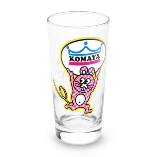 こまや コックさんのねずみたいじ（ピンク） Long Sized Water Glass