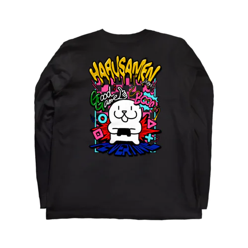 ゲーミングはるさめんTシャツ(黒) Long Sleeve T-Shirt