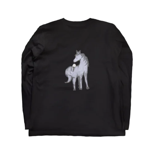 シマエナガ と ポニー Long Sleeve T-Shirt