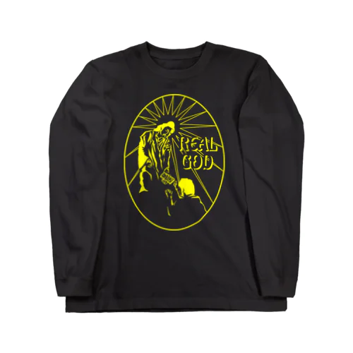 Real God1 h.t.(黄色) Long Sleeve T-Shirt