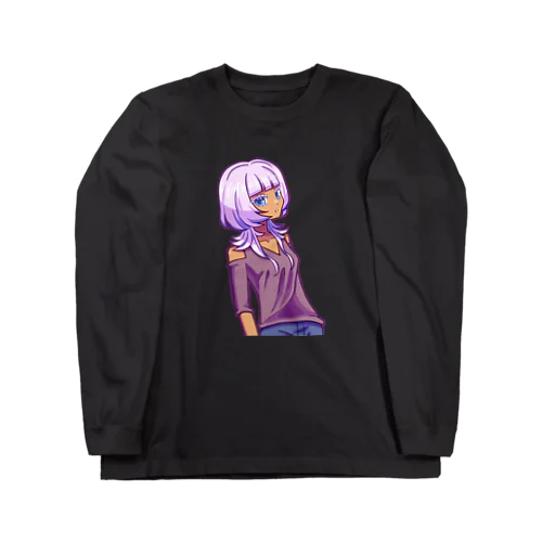 ウルフカットガール Long Sleeve T-Shirt