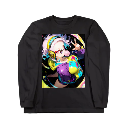 バブルガム・ビート Long Sleeve T-Shirt