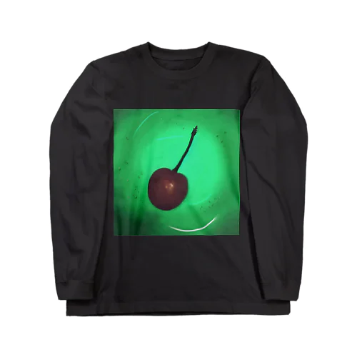 メロンソーダとさくらんぼ Long Sleeve T-Shirt