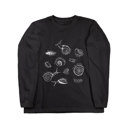 カタツムリT（白） Long Sleeve T-Shirt