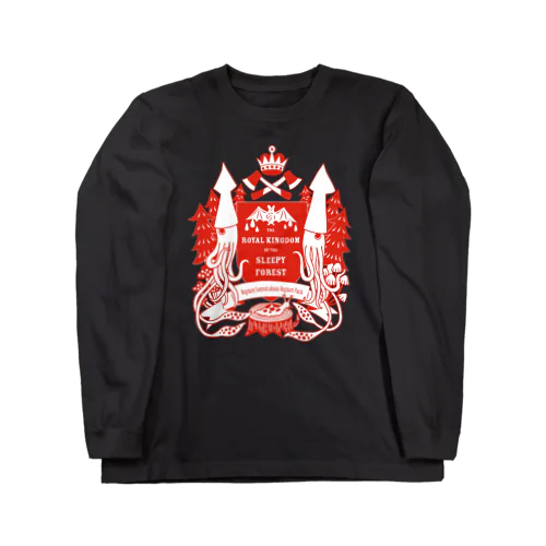 烏賊の紋章（赤） Long Sleeve T-Shirt
