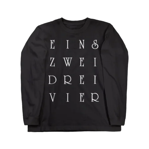 90年代V系インスパイアグッズ・・・eins zwei drei vier・・・† Long Sleeve T-Shirt