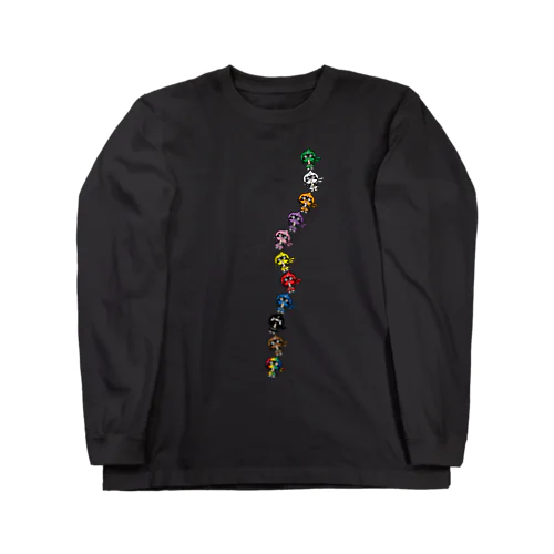 ぐらぐら花峰連者KAHO☆RANGER　ロングスリーブTシャツ Long Sleeve T-Shirt
