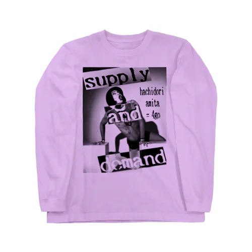 【復刻】蜂鳥あみ太＝４号・需要と供給Tシャツ Long Sleeve T-Shirt