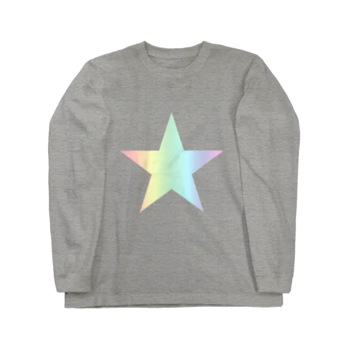 レインボースター Long Sleeve T-Shirt