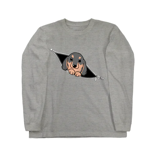 ミニチュアダックスフンド」ロングスリーブTシャツの通販