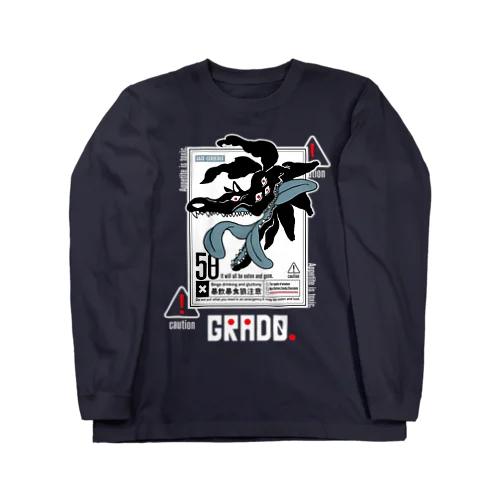 AMIRI♦グアートな狼が魅せる♪ クルーネックTシャツ オオカミ」ロングスリーブTシャツの通販 ∞ SUZURI（スズリ）