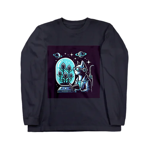 研究猫×WASABIYA　歌付き Long Sleeve T-Shirt